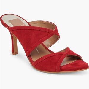 Dolce Vita Red Suede Heels